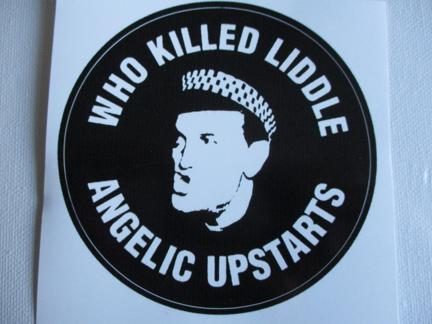 ANGELIC UPSTARTS PUNK VINYL STICKER