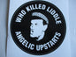 ANGELIC UPSTARTS PUNK VINYL STICKER