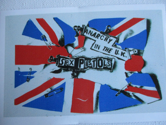 SEX PISTOLS PUNK VINYL STICKER (anarchy)