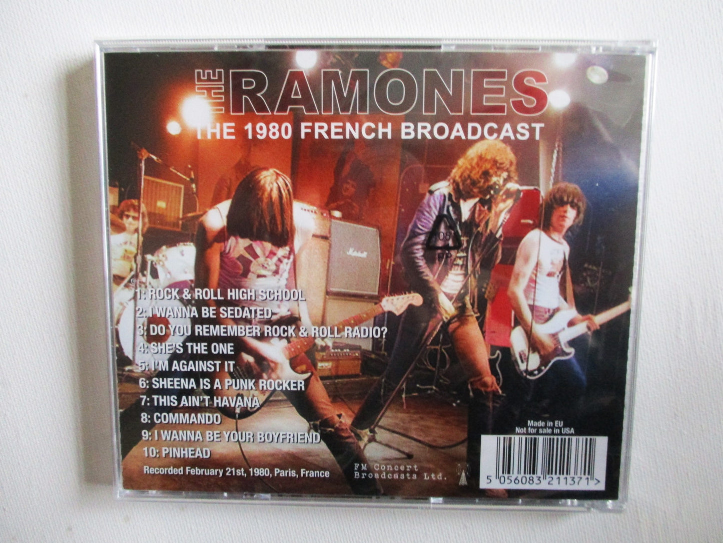 RAMONES the 1980 french broadcast CD