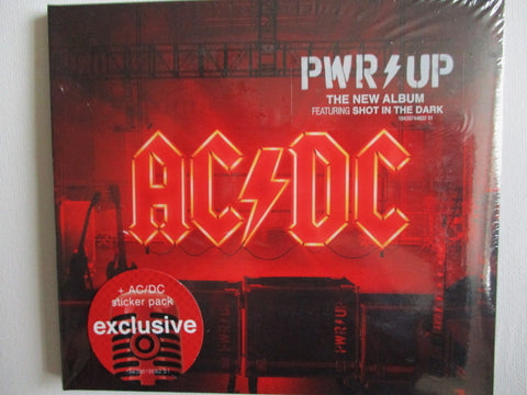ACDC pwr up CD + sticker pack