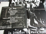 ANTI SYSTEM defence of who's realm? LP + POSTER