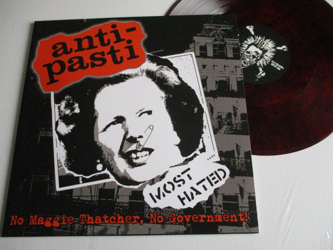 ANTI  PASTI no maggie thatcher and no government LP + POSTER