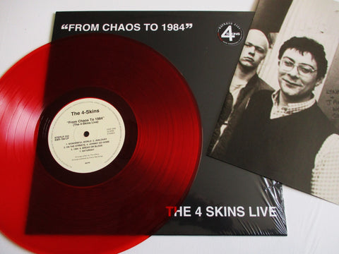 4SKINS from chaos to 1984 LP + POSTER