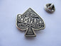 MOTORHEAD ace of spades PUNK METAL BADGE (silver)