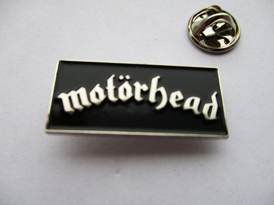 MOTORHEAD logo PUNK METAL BADGE (silver)
