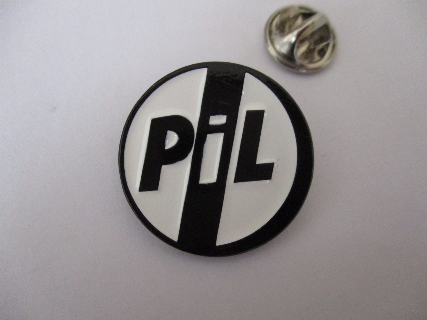 PIL logo POST PUNK METAL BADGE enamel pin