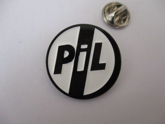 PIL logo POST PUNK METAL BADGE enamel pin