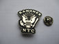 RAMONES NYC PUNK METAL BADGE