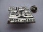 SEX PISTOLS pretty vacant PUNK METAL BADGE (black/silver)