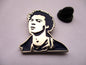 SID VICIOUS PUNK METAL BADGE (dk blue)
