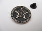 SISTERS OF MERCY goth POST PUNK METAL BADGE very few