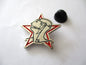 SISTERS OF MERCY goth punk metal badge (shaped)