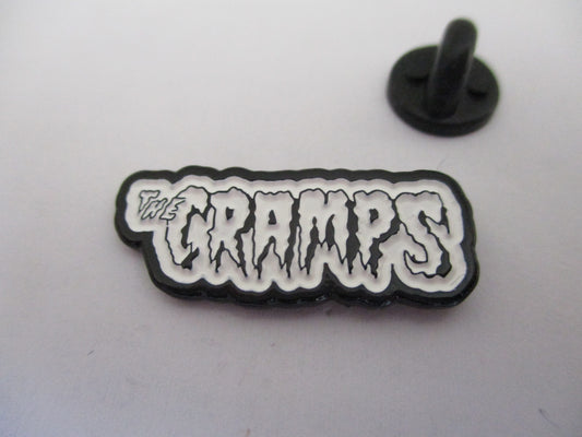 THE CRAMPS logo punk psychobilly metal badge enamel pin
