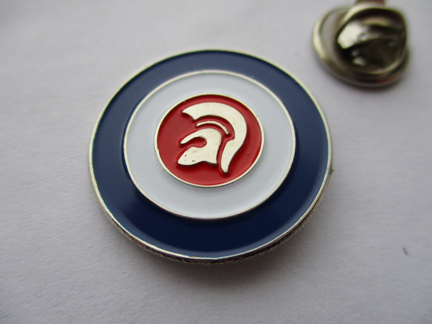 TROJAN MOD SKINHEAD METAL BADGE (UK)