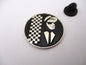 2 TONE SKA metal badge enamel pin