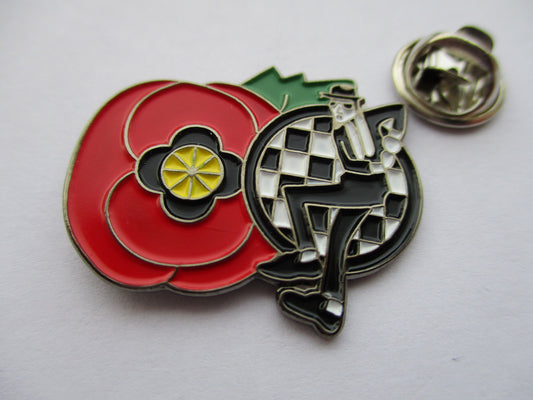 SKANKING WALT /REMEMBRANCE SKA METAL BADGE