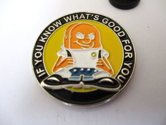 WEETABIX SKIN - OI! SKINHEAD SKA METAL BADGE enamel pin