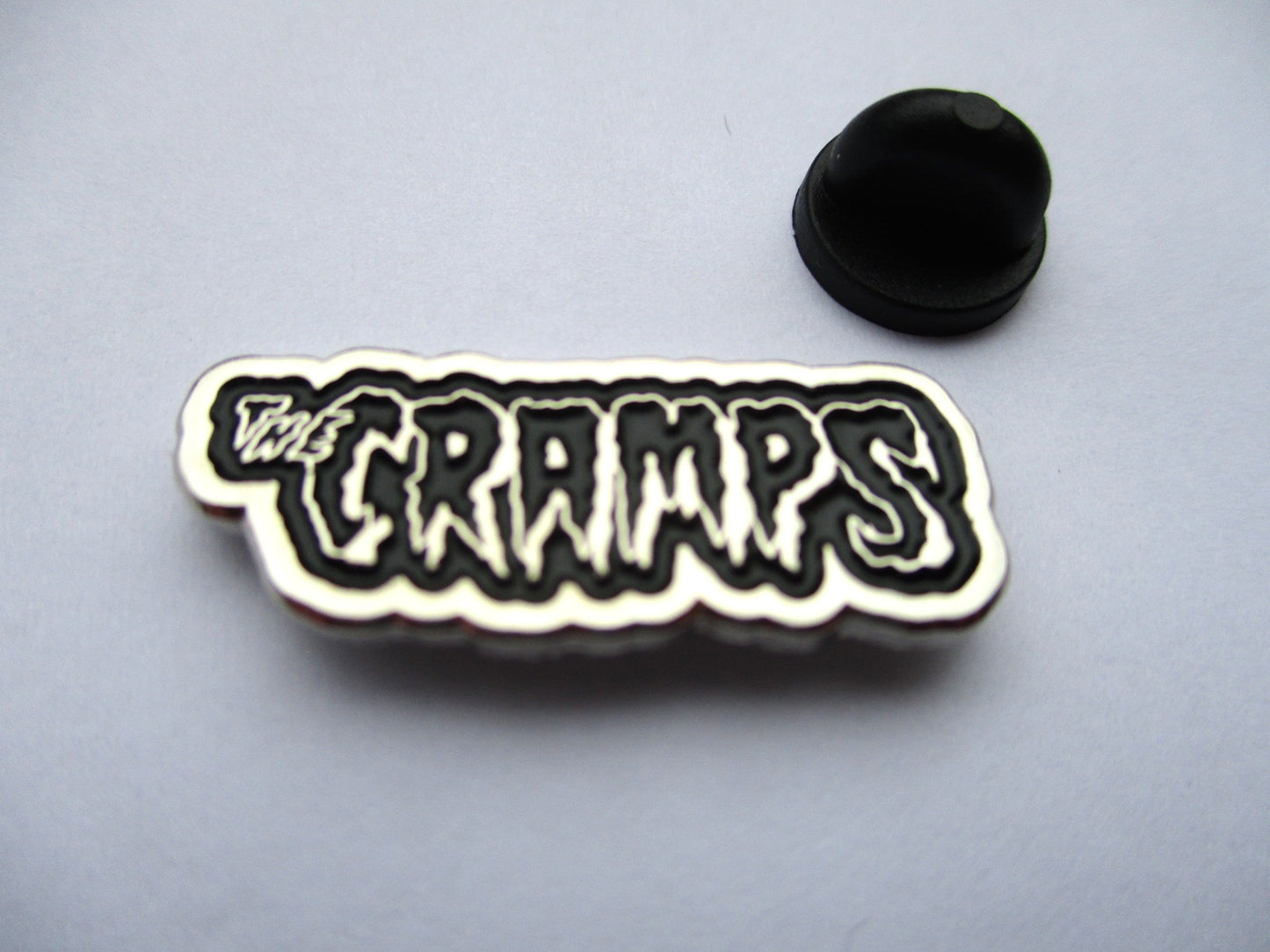 garage punk the cramps psychobilly enamel pin