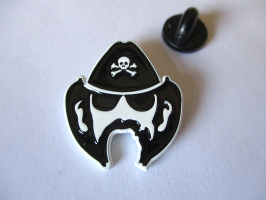 LEMMY rock PUNK METAL BADGE motorhead (b&w) - Savage Amusement