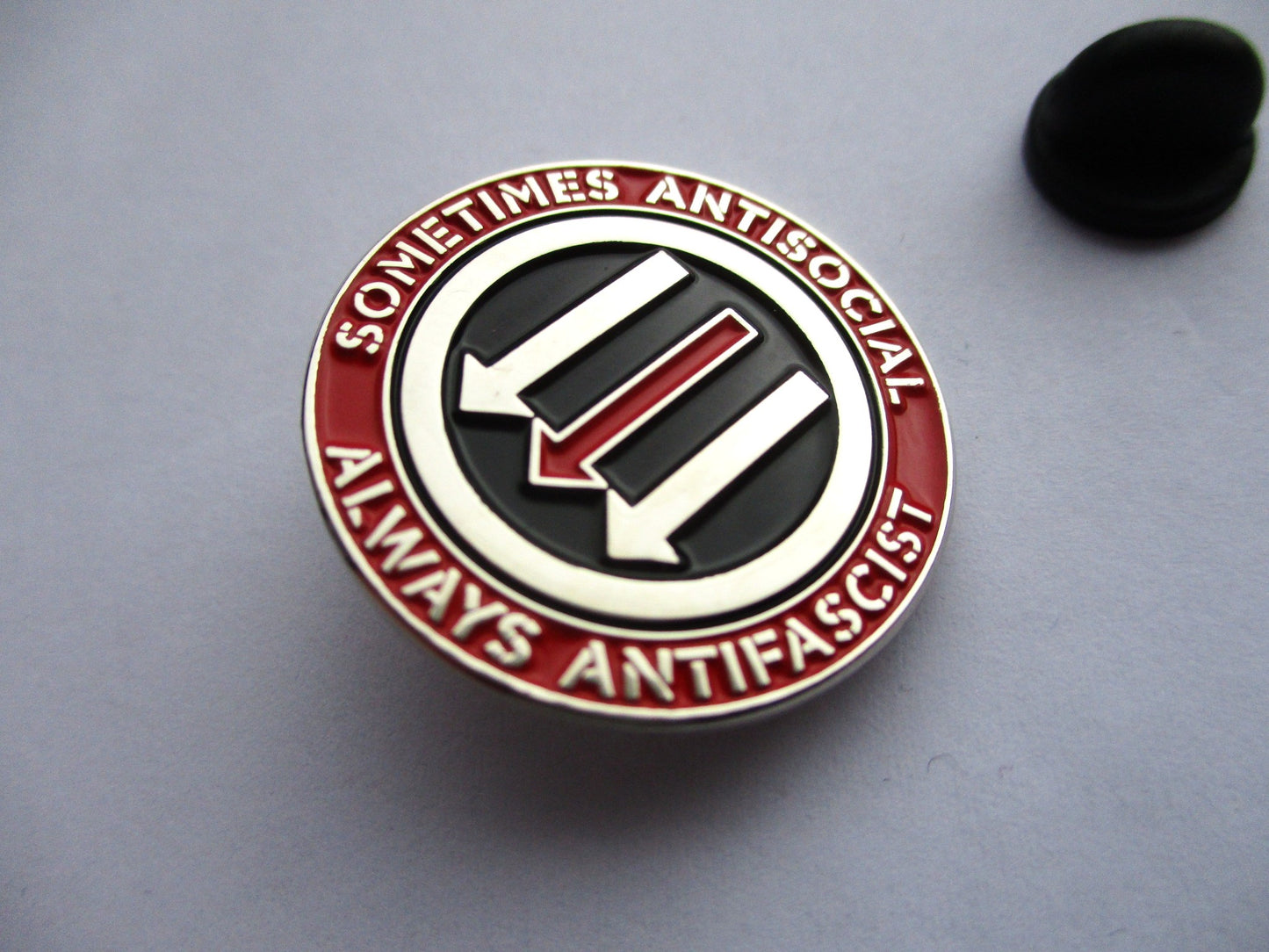 REBEL MERCH METAL BADGES - Buy 4 for £10