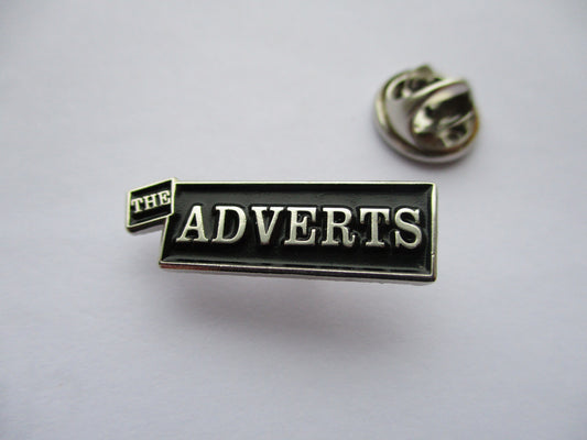 THE ADVERTS PUNK METAL BADGE