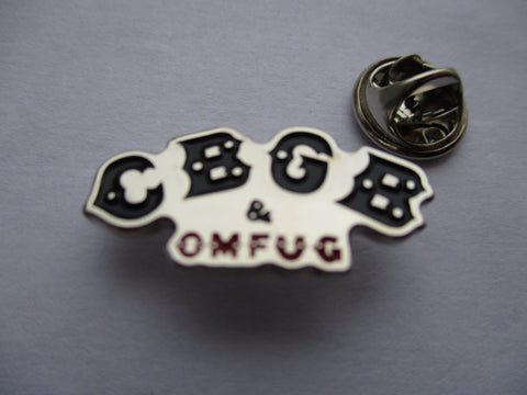 CBGBs punk METAL BADGE (silver)