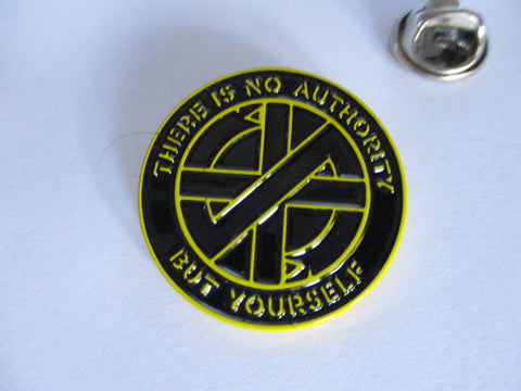 Crass enamel pin badge anarch punk anarchist zounds protest punk the mob class war conflict peace punk