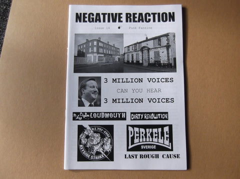 NEGATIVE REACTION & HAGL punk & oi fanzines HALF PRICE! - Savage Amusement