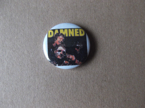 THE DAMNED punk badge ( Various designs - 50p each ) - Savage Amusement