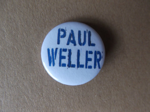 PAUL WELLER mod indie badge - Savage Amusement