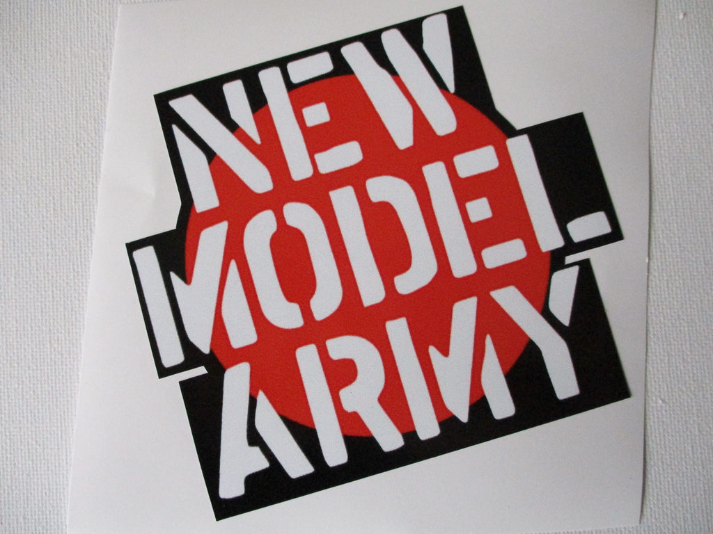 New Model Army Large Shaped Punk Vinyl Sticker Very Few – Savage Amusement