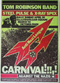 ROCK AGAINST RACISM / ANL carnival poster extra large PUNK VINYL STICKER