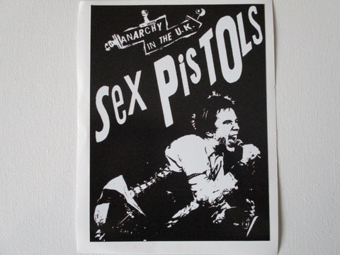 SEX PISTOLS large PUNK VINYL STICKER