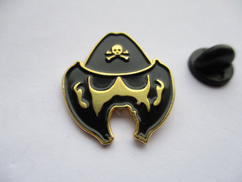 LEMMY cut out shaped GOLD PUNK METAL BADGE motorhead