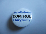 ANTI TORY / ANTI LOCKDOWN button badges 60p each