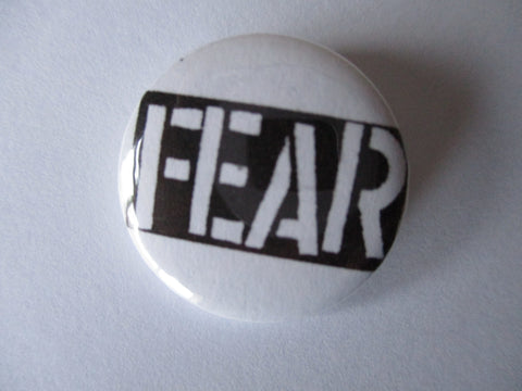 FEAR punk badge