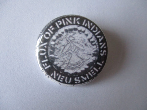 FLUX OF PINK INDIANS neu smell punk badge