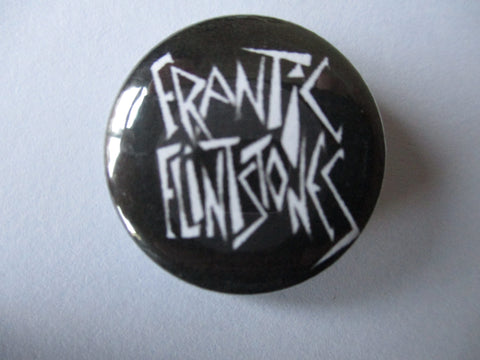 FRANTIC FLINTSTONES psychobilly punk badge