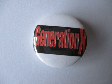 GENERATION X logo punk badge