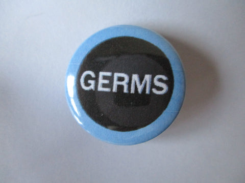 THE GERMS classic logo punk badge