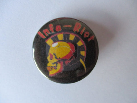 INFA RIOT punk badge