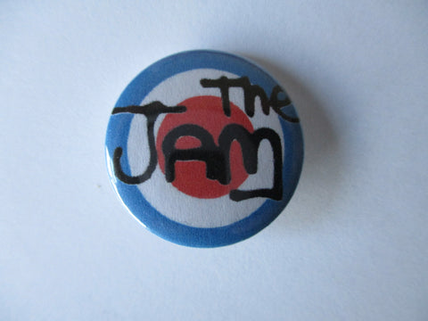 THE JAM mod punk badge (VARIOUS DESIGNS)