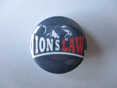 LIONS LAW oi! punk badge