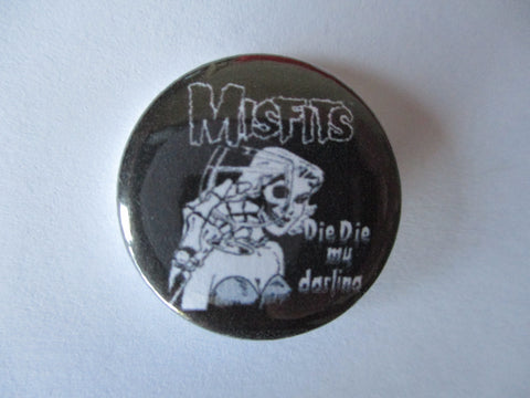 THE MISFITS punk badge (VARIOUS DESIGNS)