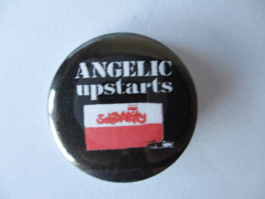 ANGELIC UPSTARTS punk badge