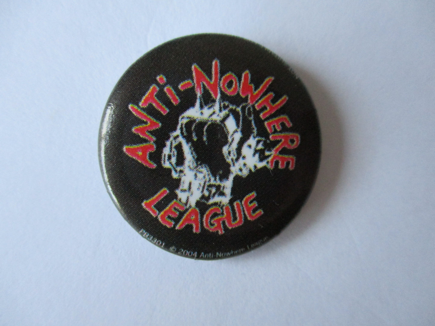 ANTI NOWHERE LEAGUE punk badge (various designs)