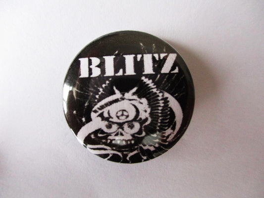 BLITZ punk badge (VARIOUS DESIGNS)