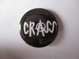 CRASS punk badge (VARIOUS DESIGNS )