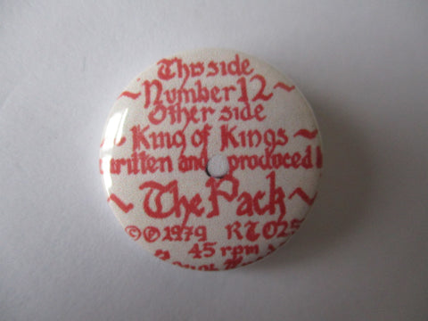 THE PACK record label punk badge theatre of hate